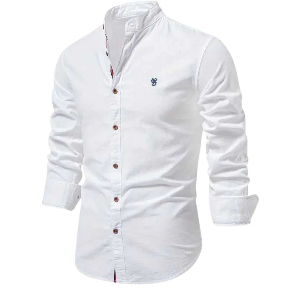 Chemise à manches longues avec coupe décontractée
