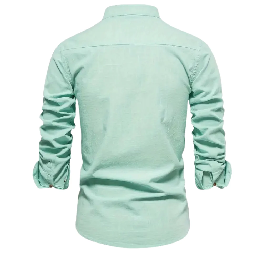 Chemise à manches longues avec coupe décontractée - Image 10