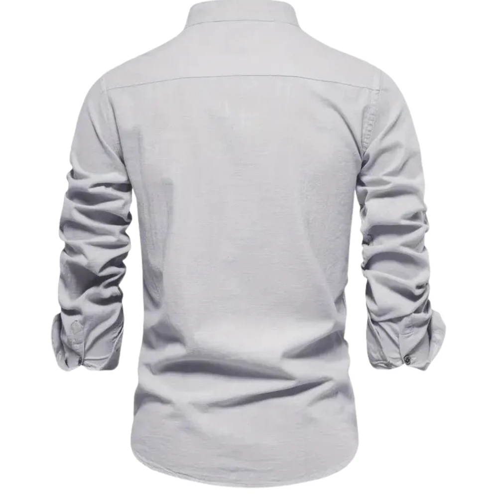 Chemise à manches longues avec coupe décontractée - Image 8