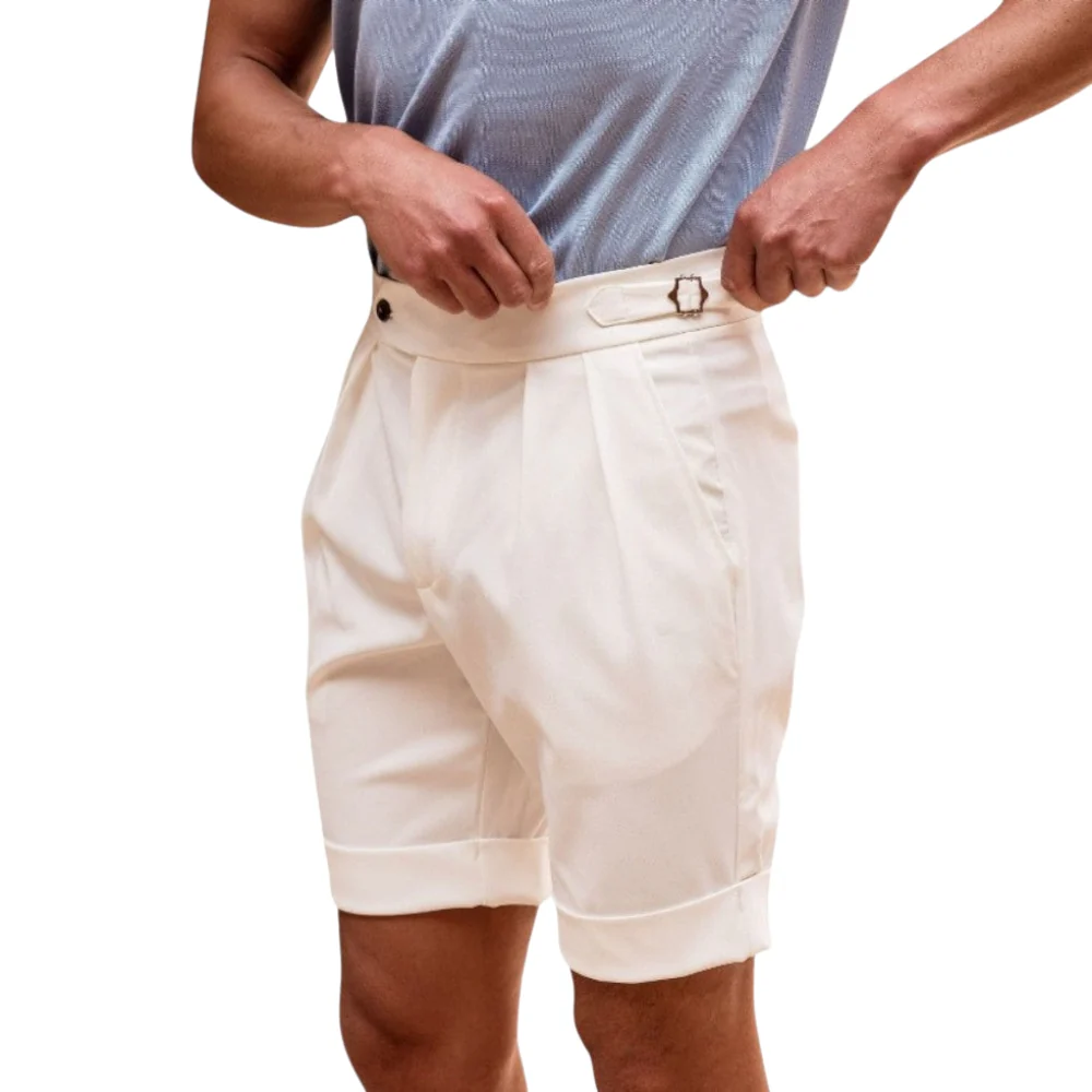 Short Plissé avec Taille Ajustable et Poches - Image 3