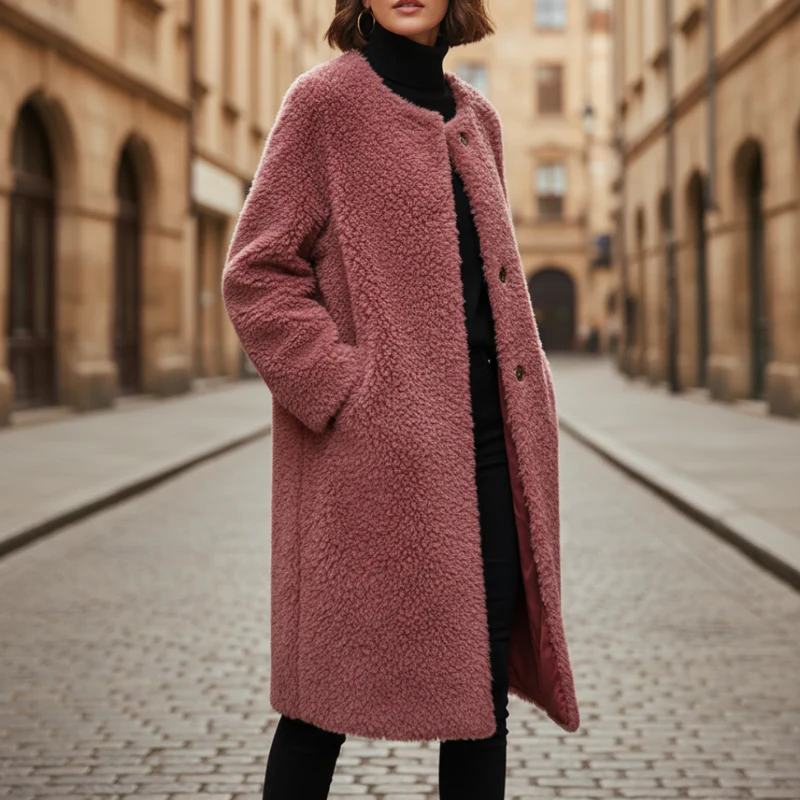 Manteau ample manches longues - Image 7