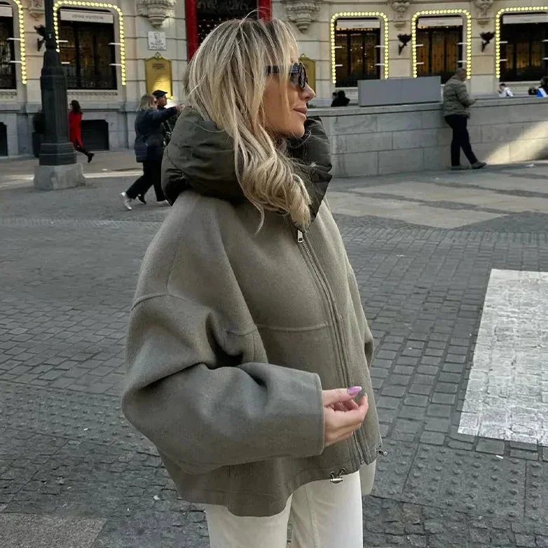 Veste à capuche femme élégante - Image 4