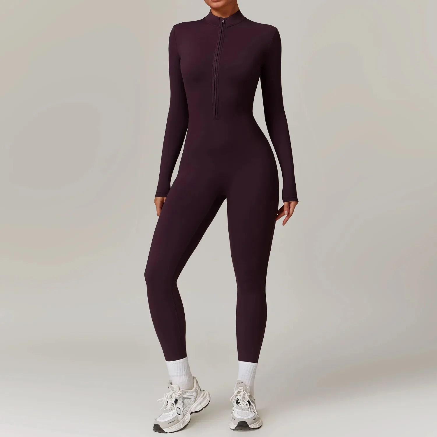 Combinaison femme manches longues col haut - Image 4