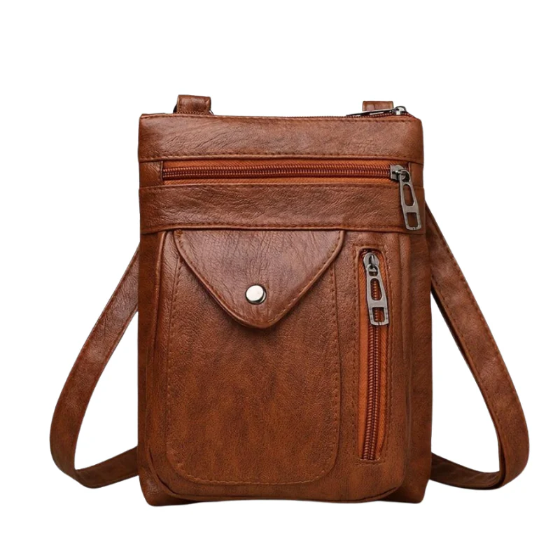 Sac bandoulière avec poches zippées + sangle réglable - Image 2