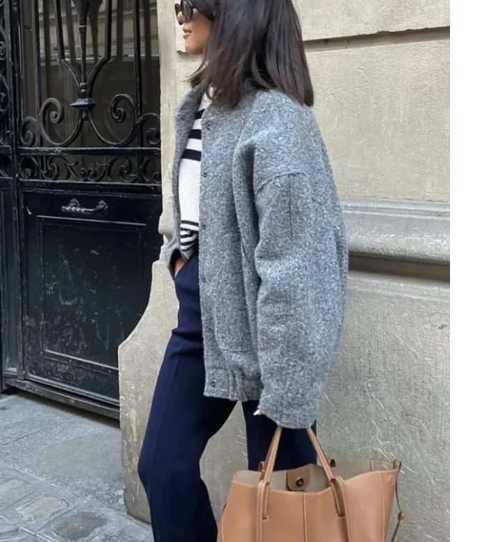 Ella - Veste femme mi-saison élégante Coupe ample confortable - Image 3