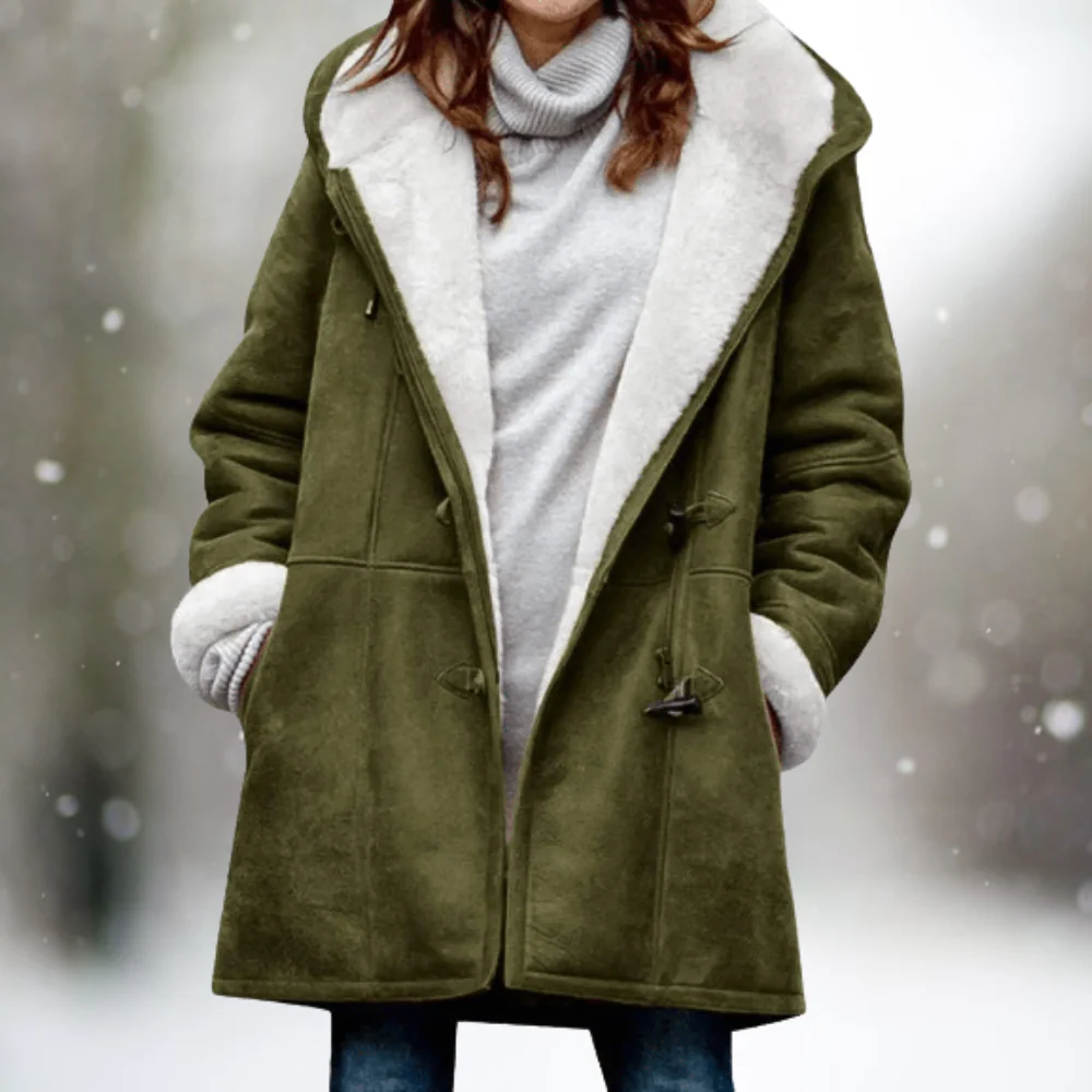 Veste polaire polyvalente avec demi-capuche pour un style douillet - Image 4