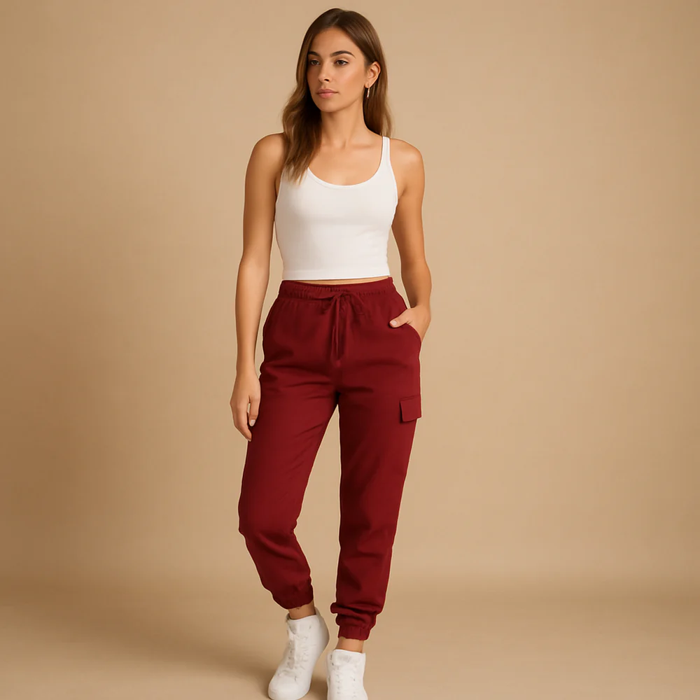 Pantalon Ajusté Taille Haute - Image 5