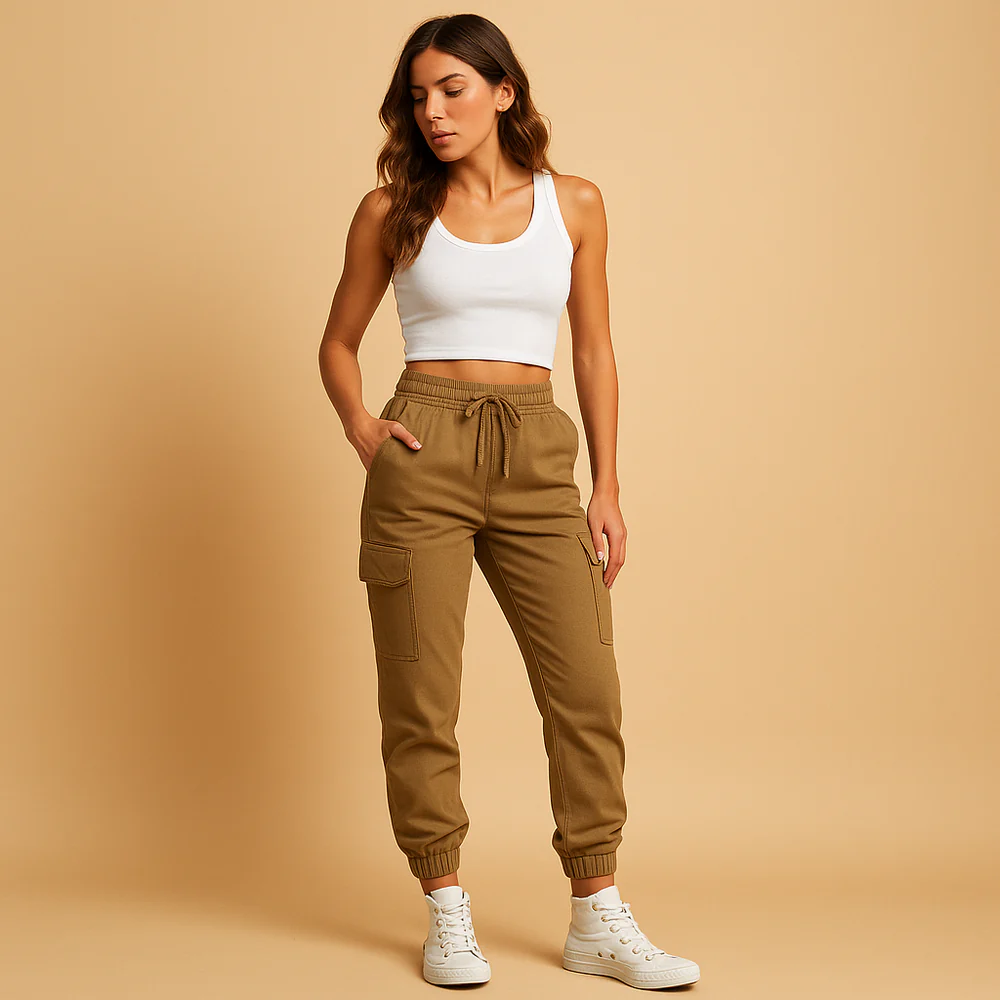 Pantalon Ajusté Taille Haute - Image 6