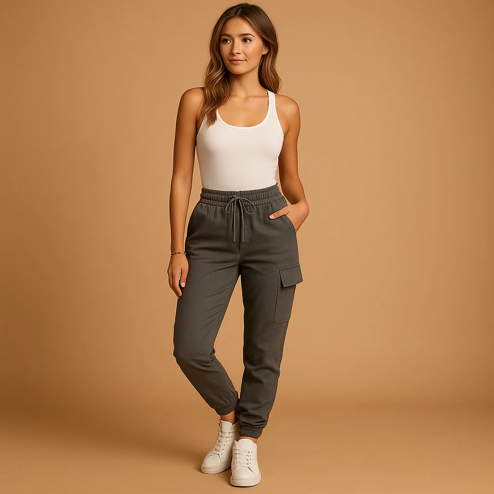 Pantalon Ajusté Taille Haute - Image 8