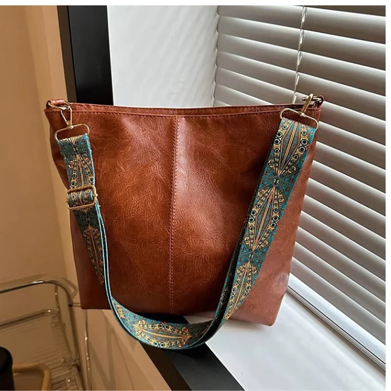 Grand sac à épaule grande capacité avec bandoulière réglable - Image 3