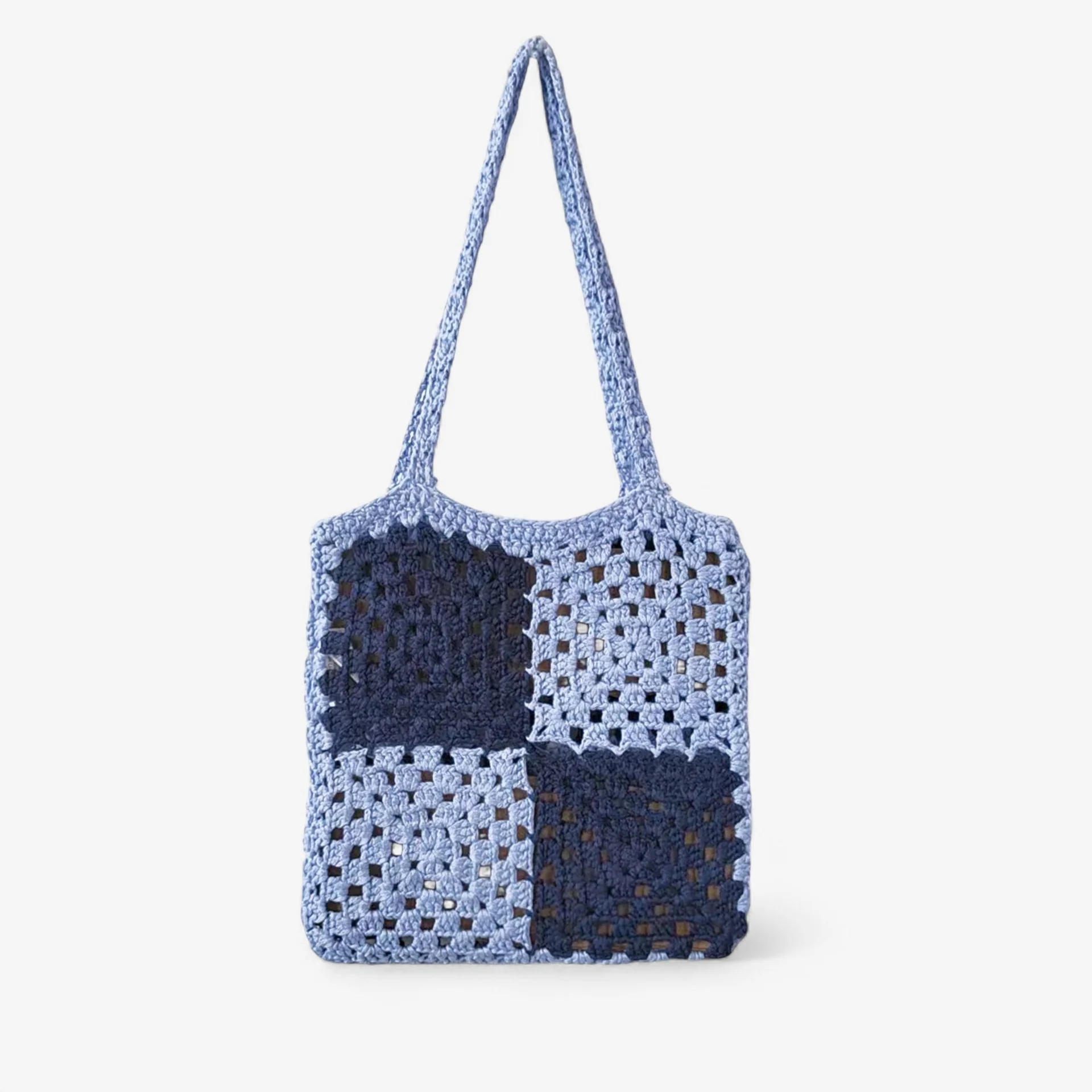 Sac à main grande capacité à blocs de couleurs - Image 2