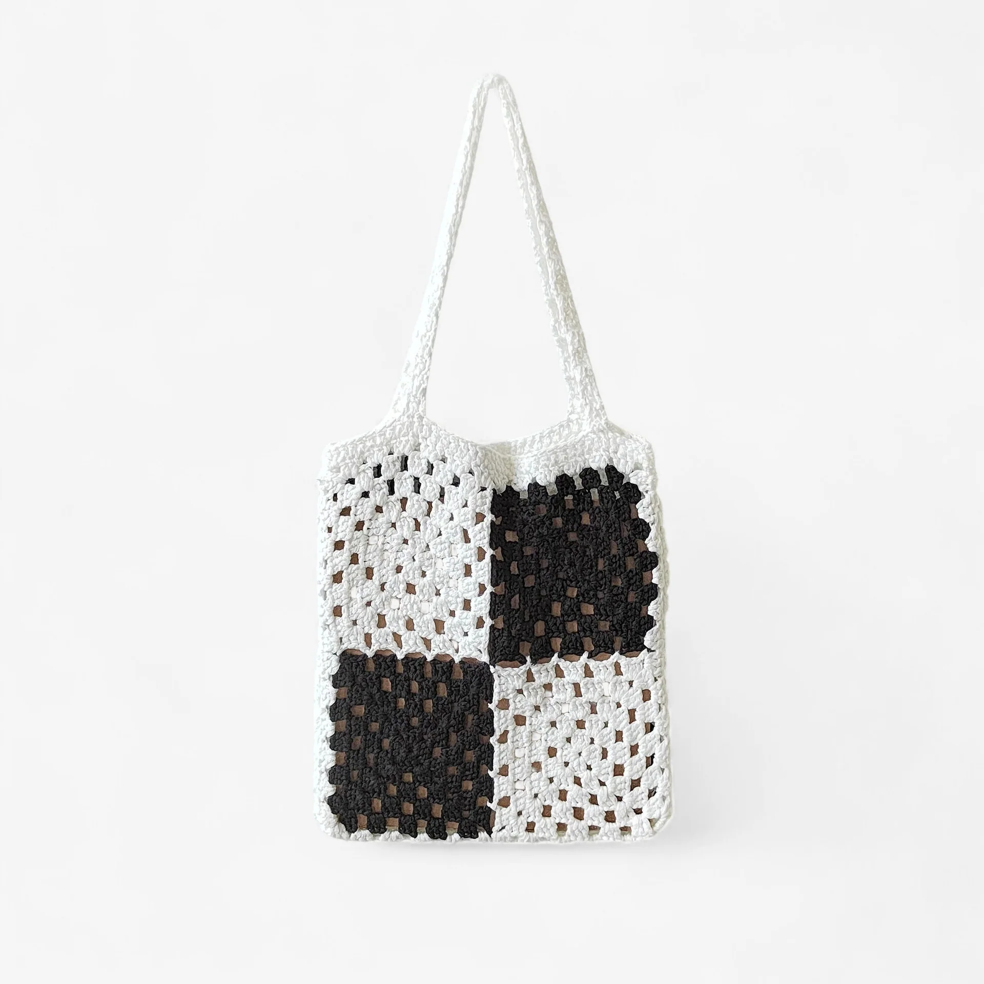 Sac à main grande capacité à blocs de couleurs - Image 4