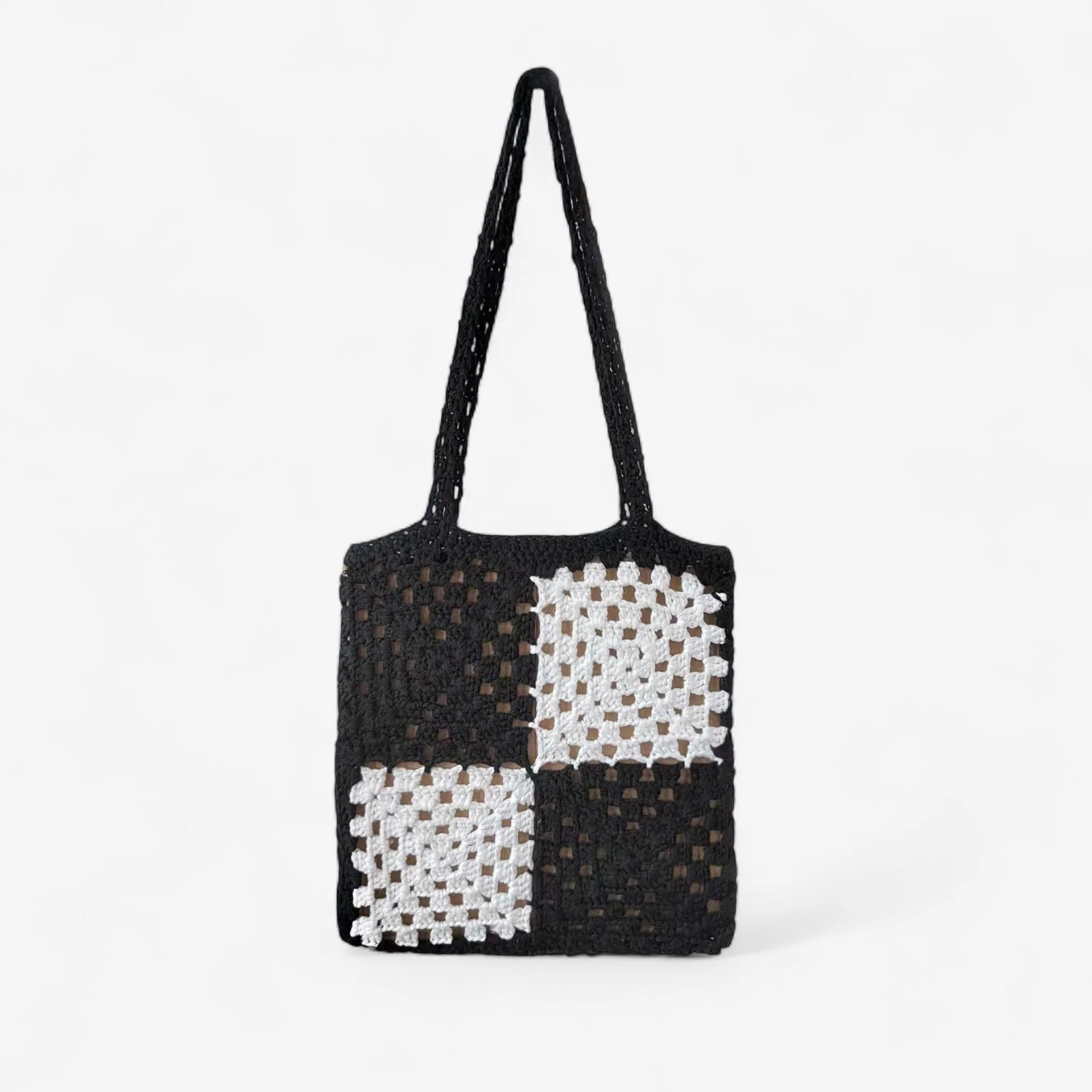 Sac à main grande capacité à blocs de couleurs - Image 7
