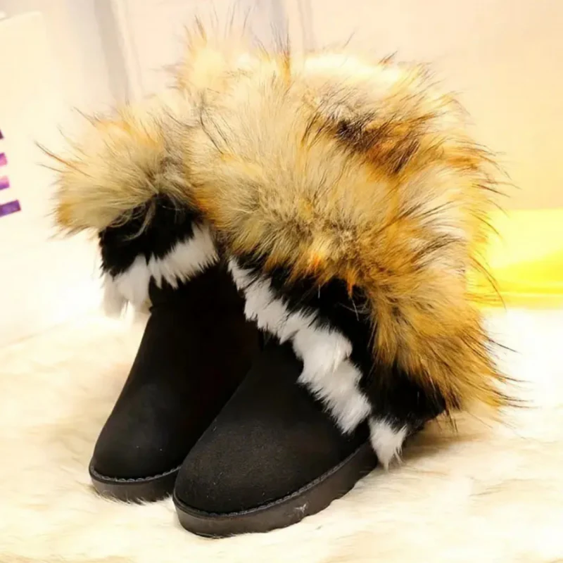 Bottes hautes femme à boucle bout rond - Image 4