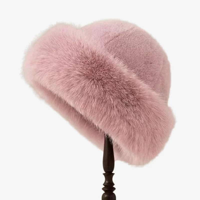 Emma – Chapeau bob en fourrure duveteuse avec protection pour les oreilles - Image 3