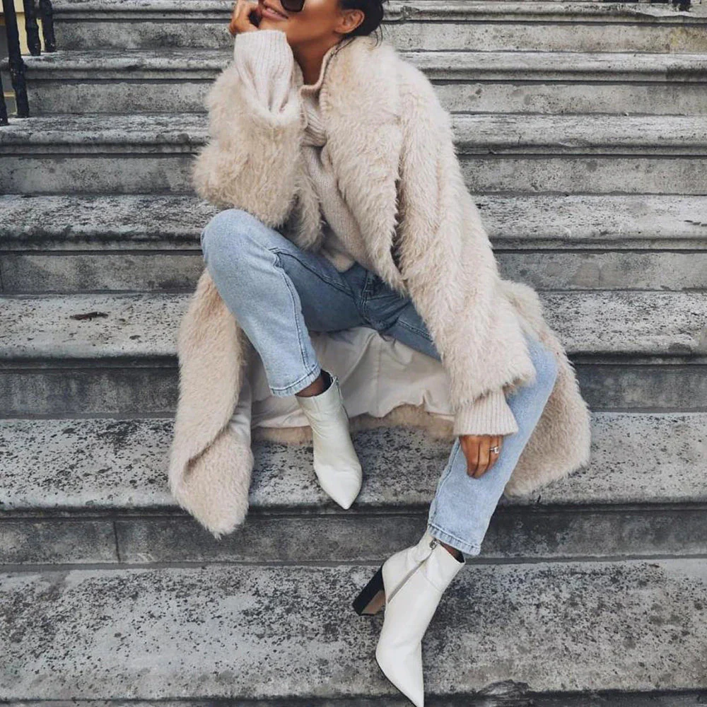 Manteau d'hiver long imperméable pour femmes - Image 2