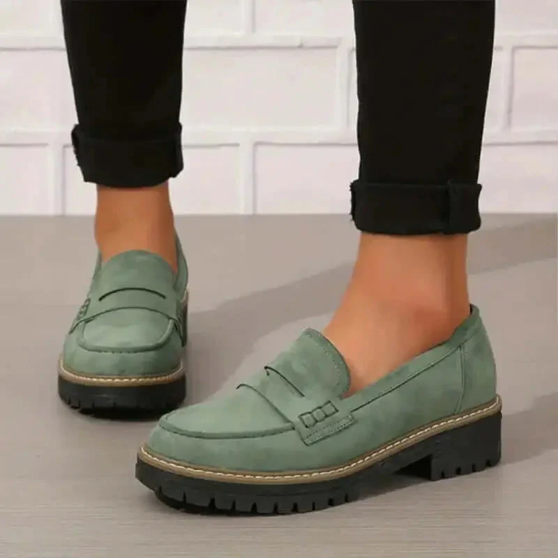 Mocassins femme à enfiler coutures classiques - Image 4
