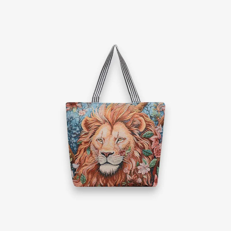 Sac cabas femme imprimé avec grand compartiment