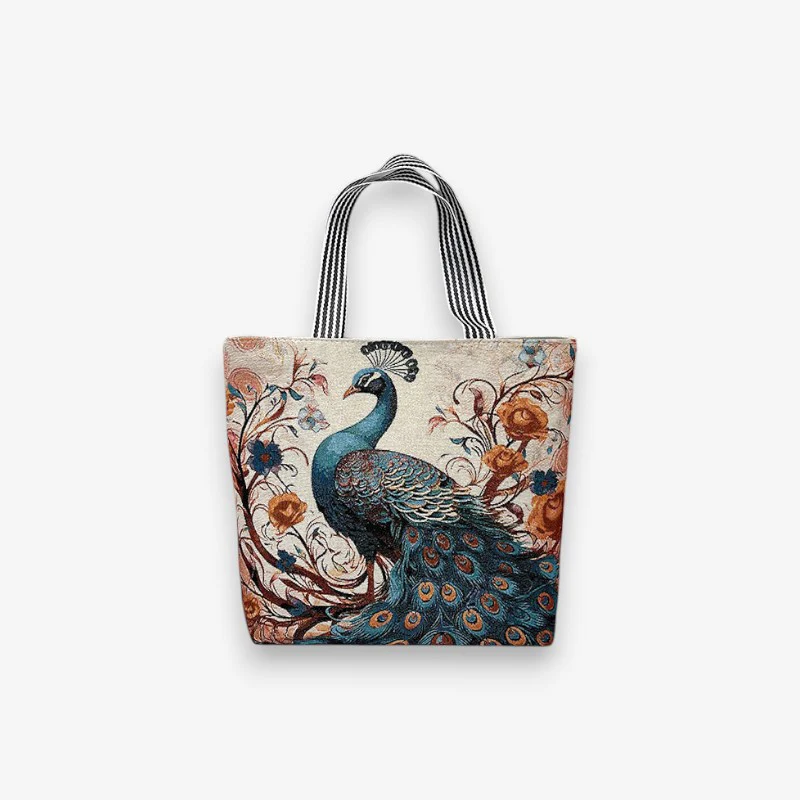 Sac cabas femme imprimé avec grand compartiment - Image 4