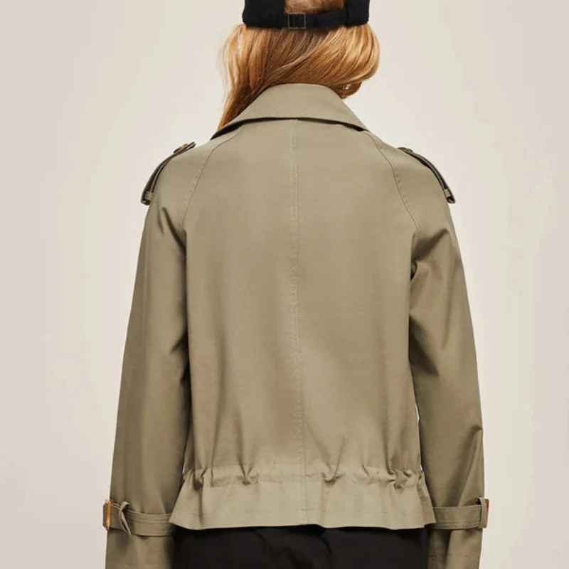 Trench-coat à double boutonnage avec col à revers - Image 4