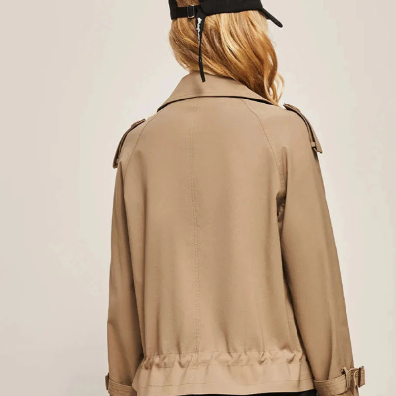 Trench-coat à double boutonnage avec col à revers - Image 5