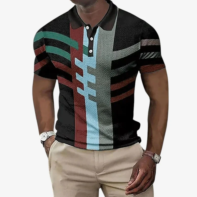 Chemise imprimée manches courtes col replié - Image 2