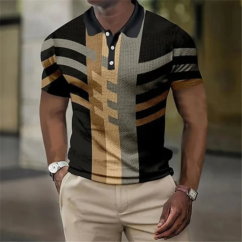 Chemise imprimée manches courtes col replié - Image 6