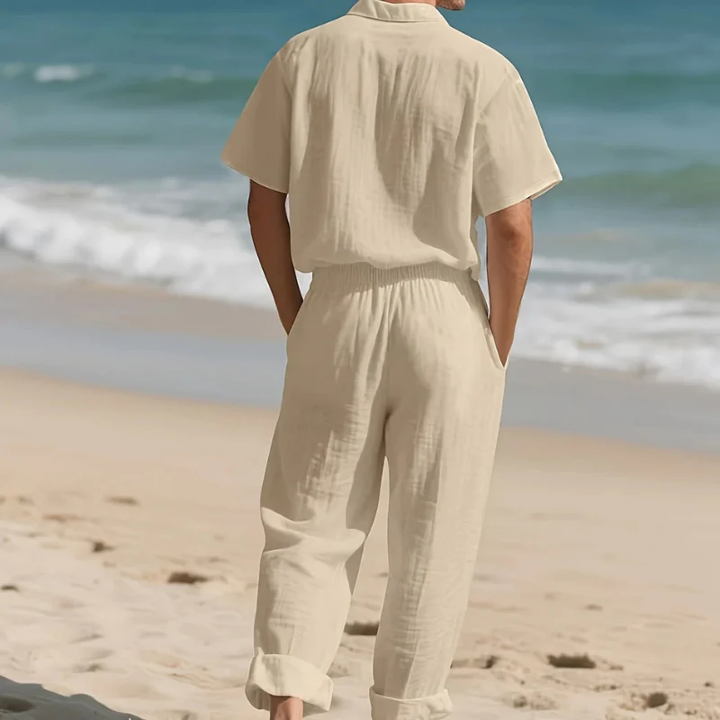 Ensemble deux pièces pour homme avec chemise et pantalon - Image 13