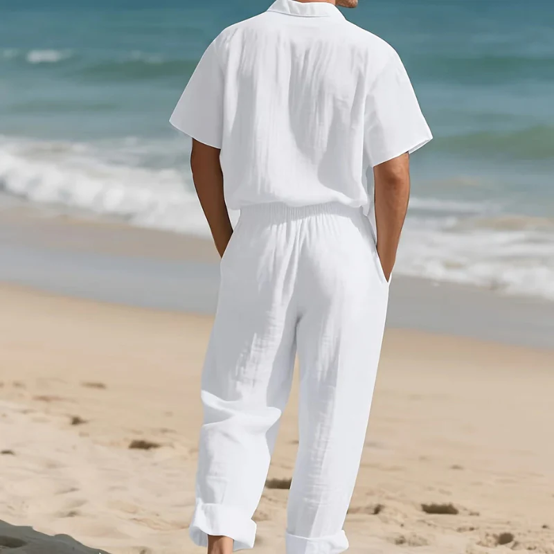 Ensemble deux pièces pour homme avec chemise et pantalon - Image 14