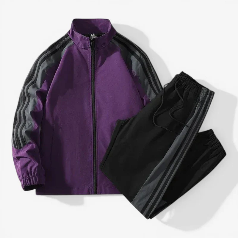Ensemble homme 2 pièces veste zippée + pantalon - Image 3