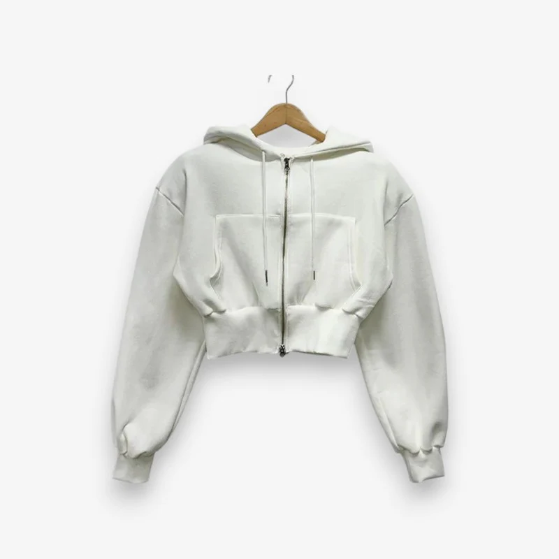 Veste femme à capuche coupe ample