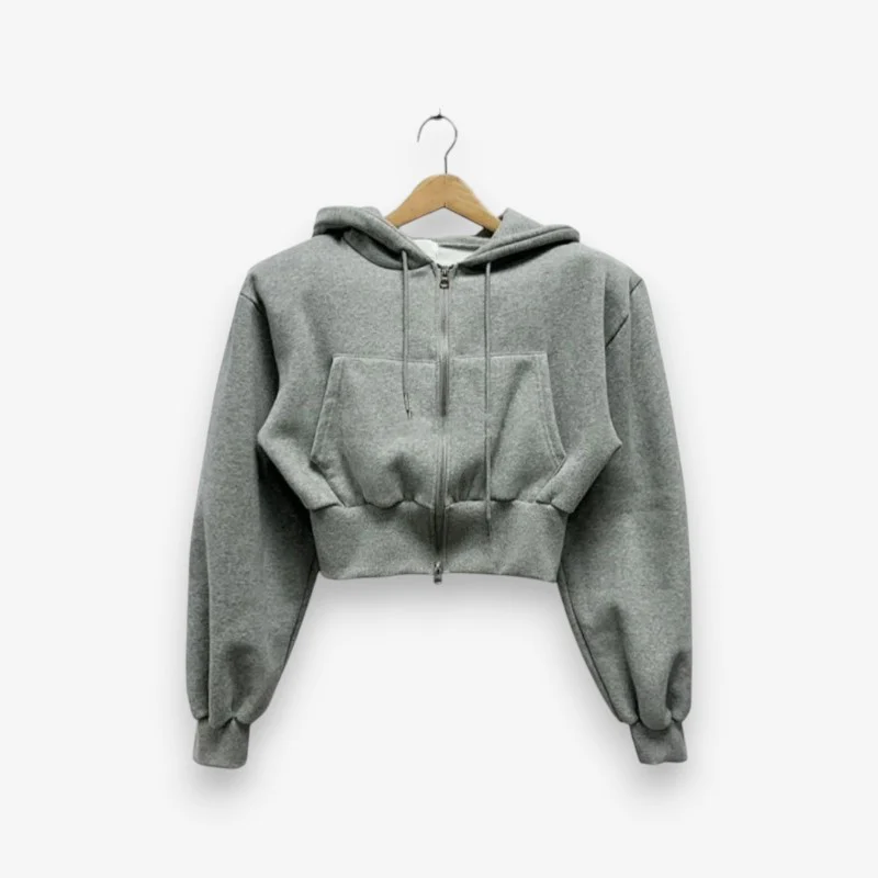 Veste femme à capuche coupe ample - Image 2