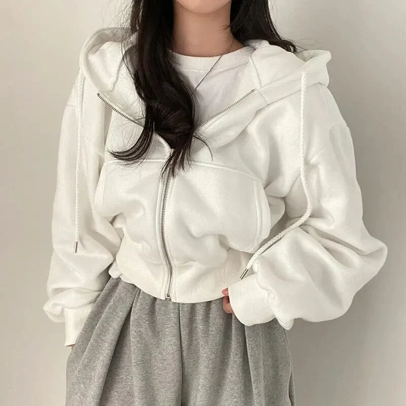 Veste femme à capuche coupe ample - Image 5