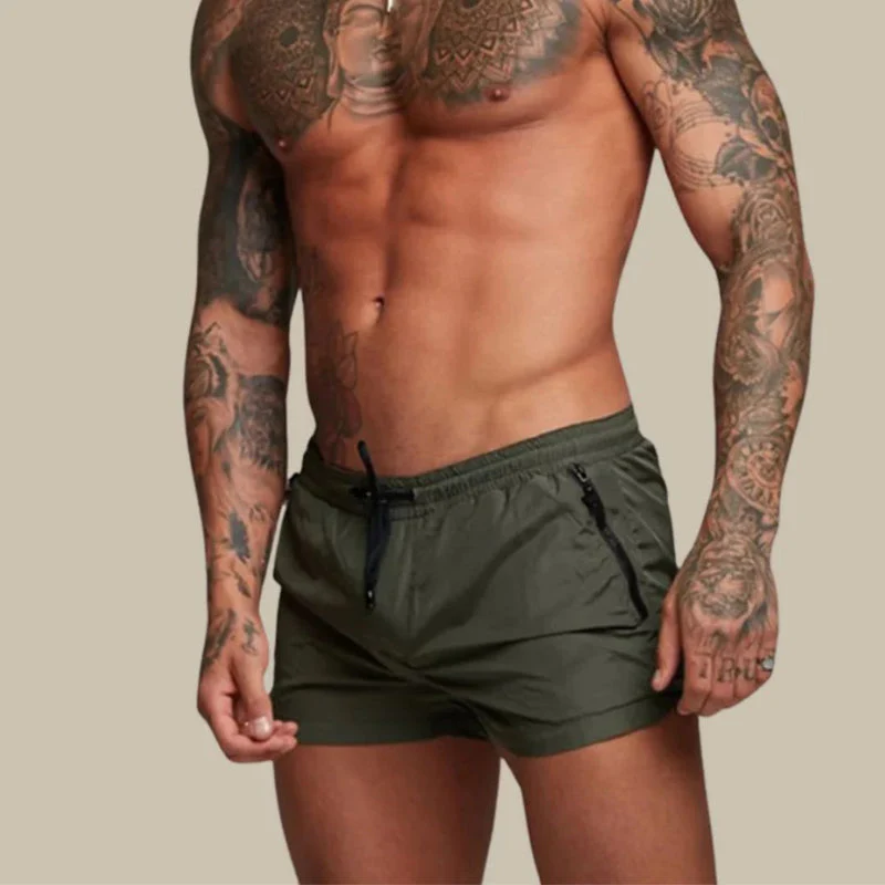 Short de bain homme avec ceinture ajustable et poches - Image 2