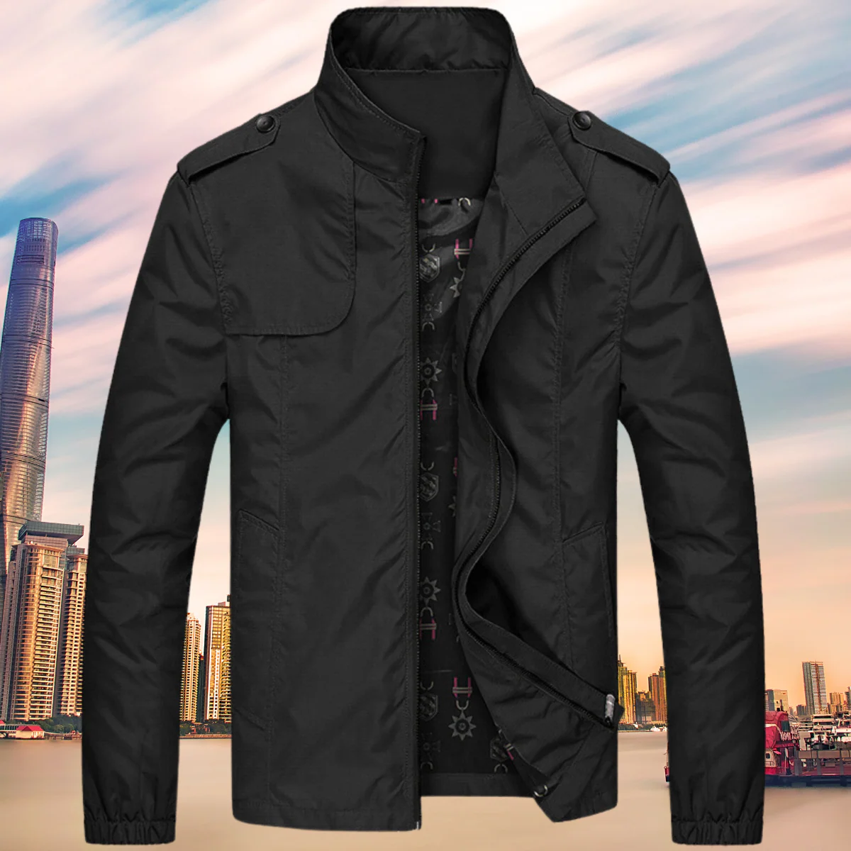 Veste d'hiver imperméable à manches longues - Image 2