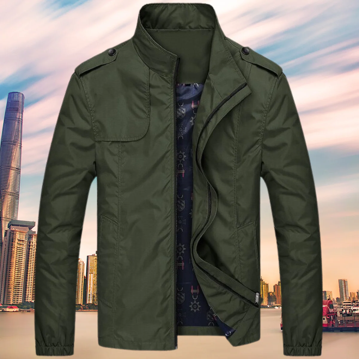Veste d'hiver imperméable à manches longues - Image 4