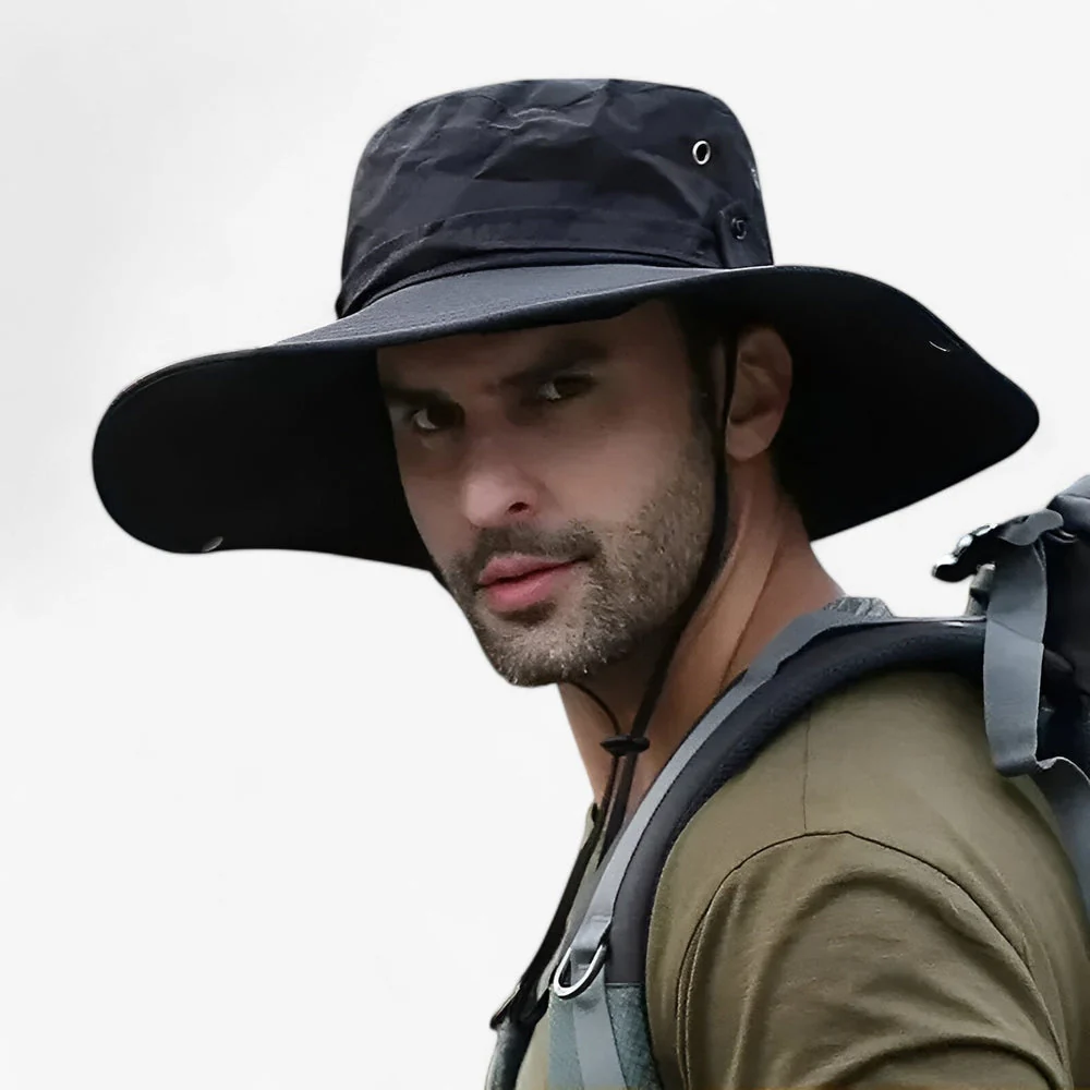 Chapeau d’extérieur à large bord avec protection UV