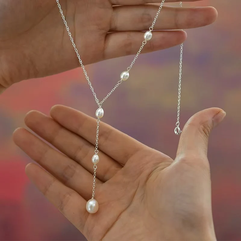 Collier à Pendentif en Perles Vintage - Image 3