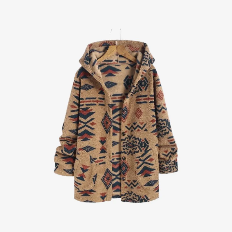 Gilet femme manches longues col montant - Image 2