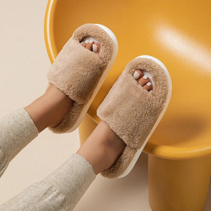 Chaussons unisexe doublure fourrure douce - Image 4
