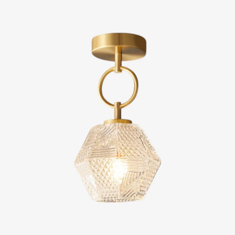 Suspension LED intérieure motif diamant - Image 2