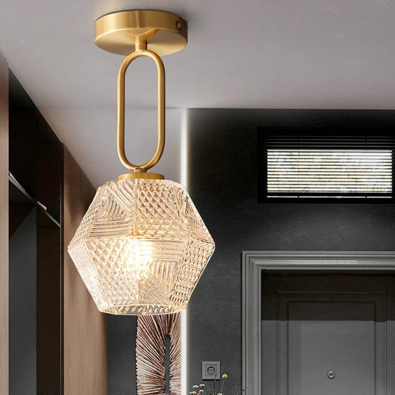 Suspension LED intérieure motif diamant - Image 4