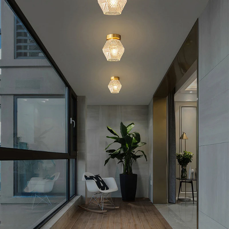 Suspension LED intérieure motif diamant - Image 7