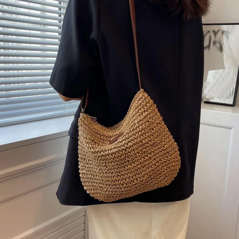 Sac bandoulière grande capacité avec bandoulière ajustable - Image 4