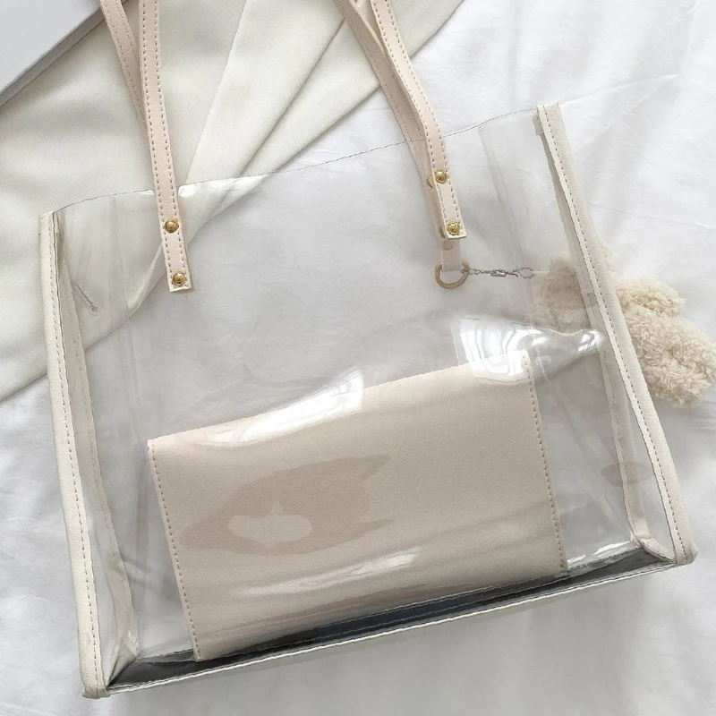Sac cabas transparent grande capacité - Image 2