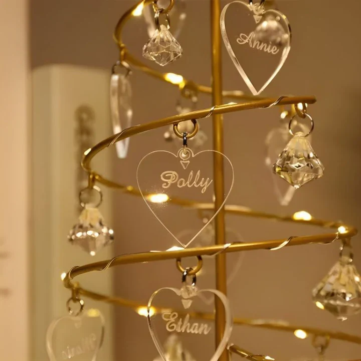 Breloques sapin Noël personnalisées Arbre généalogique - Image 10