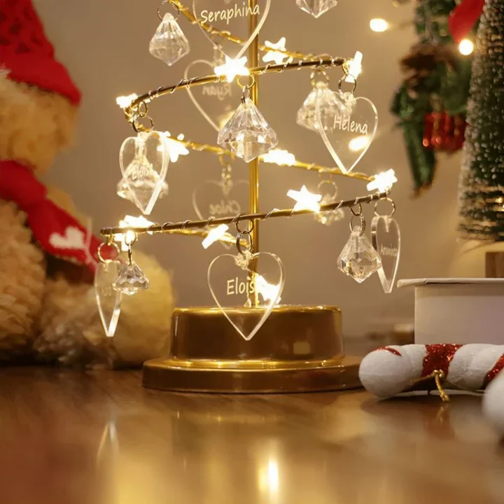 Breloques sapin Noël personnalisées Arbre généalogique - Image 11