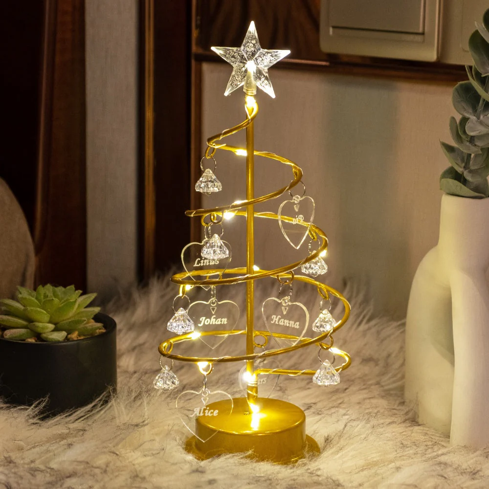 Breloques sapin Noël personnalisées Arbre généalogique - Image 3