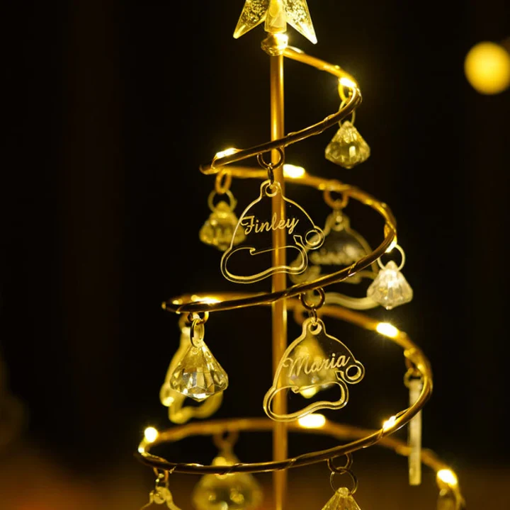 Breloques sapin Noël personnalisées Arbre généalogique - Image 7