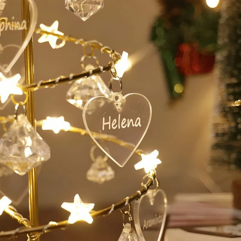 Breloques sapin Noël personnalisées Arbre généalogique - Image 9
